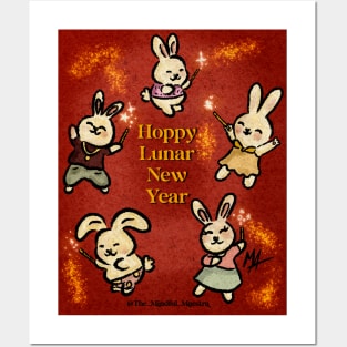 Hoppy New Year Posters and Art